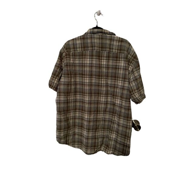 Timberland Mens Multicolor Button Down Plaid Checkered Polo Shirt 2XL - Picture 2 of 15